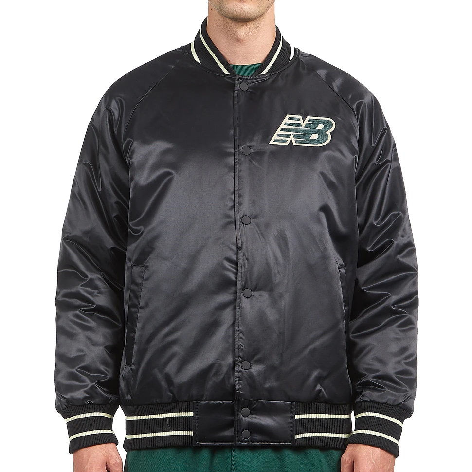 New Balance - Athletics Varsity Satin Bomber Jacket