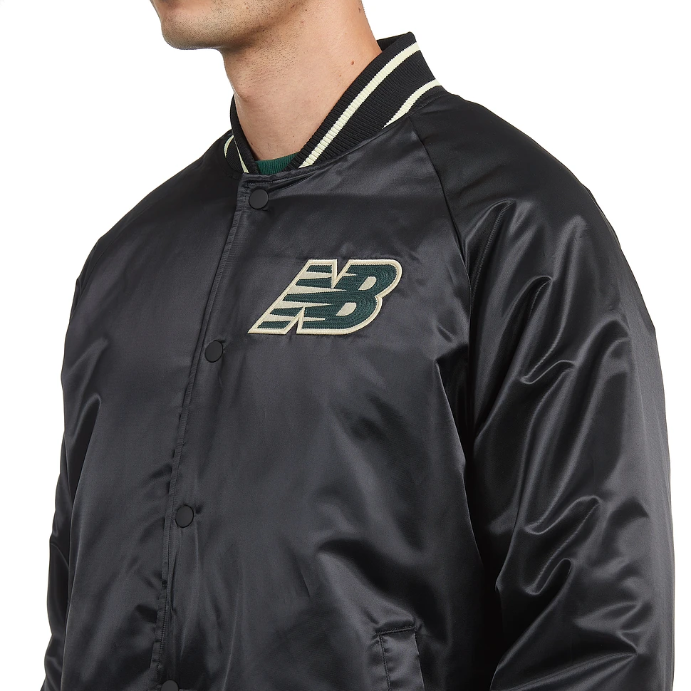 New Balance - Athletics Varsity Satin Bomber Jacket