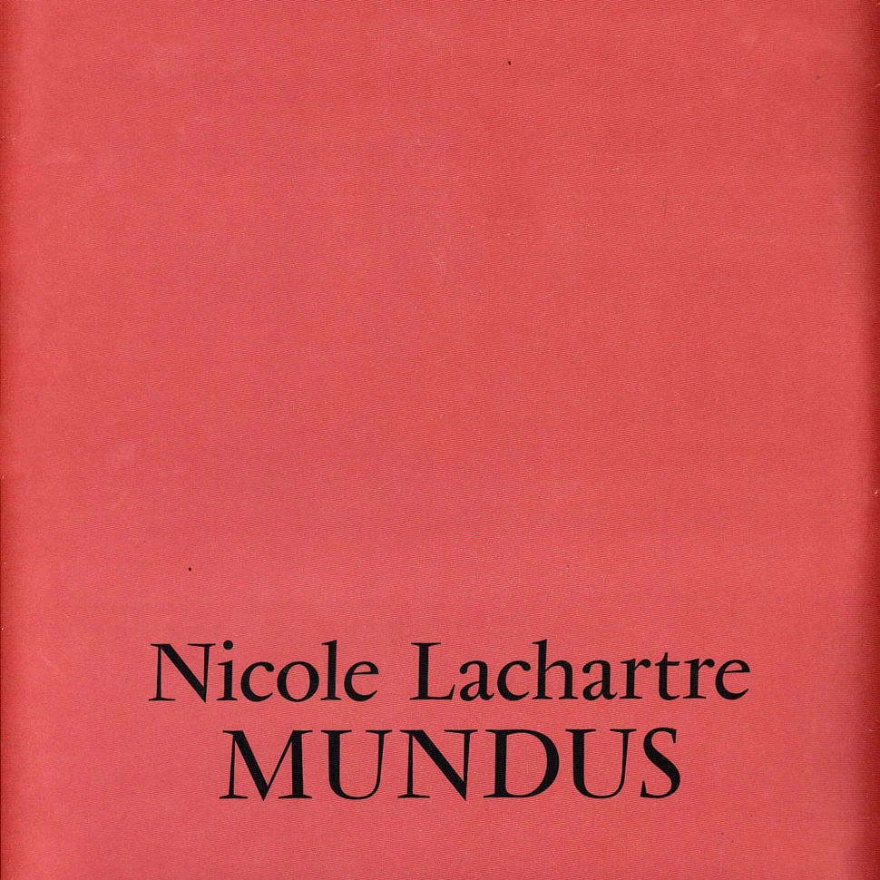 Nicole Lachartre - Mundus 2023 Repress