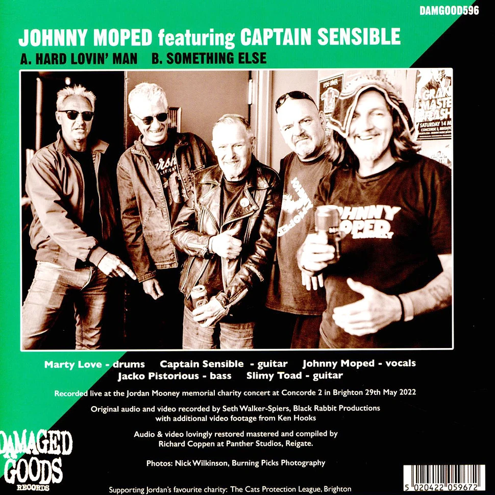 Johnny Moped Feat. Captain Sensible - Tribute To Jordan Mooney