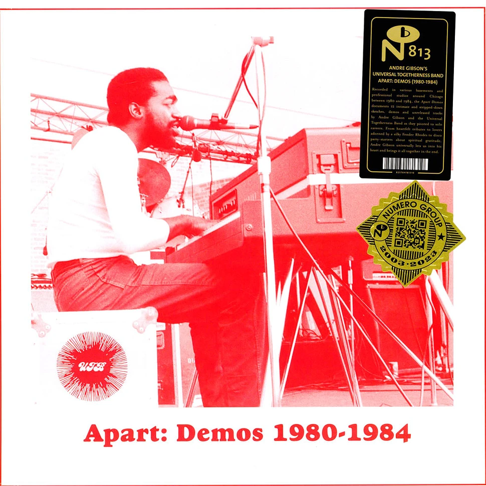Andre Gibson & Universal Togetherness Band - Apart - Demos (1980-1984) Black Vinyl Edition