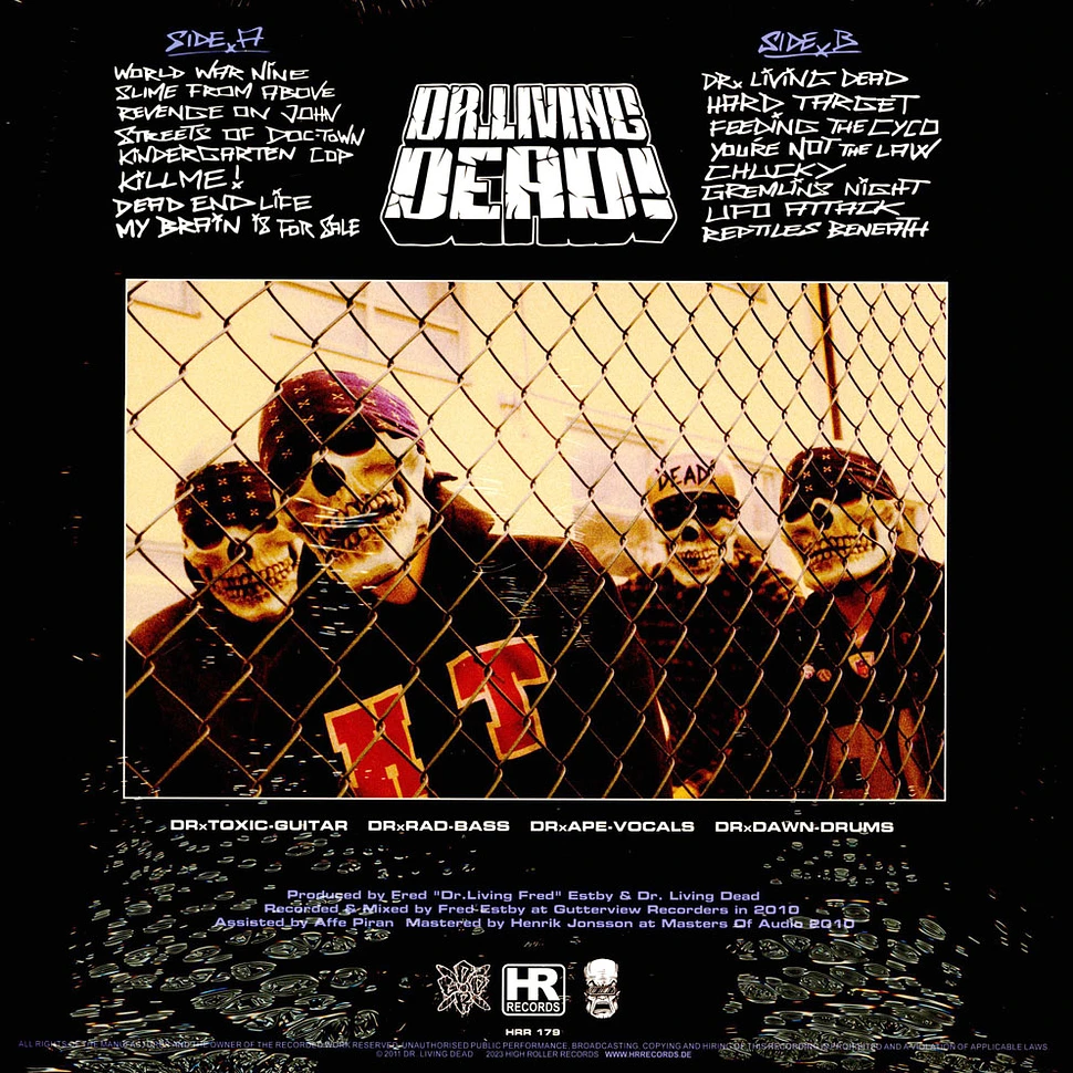 Dr. Living Dead! - Dr. Living Dead! Black Vinyl Edition