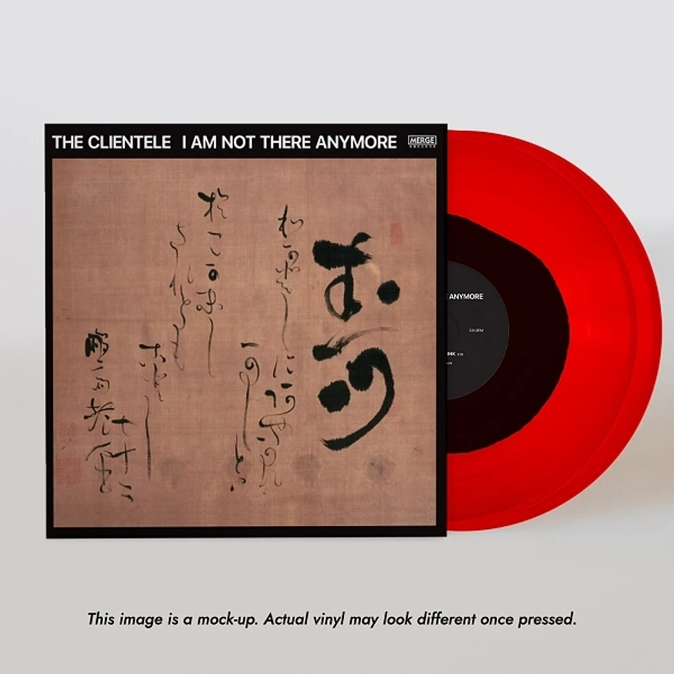 The Clientele - I Am Not There Anymore Red Vinyl Edition