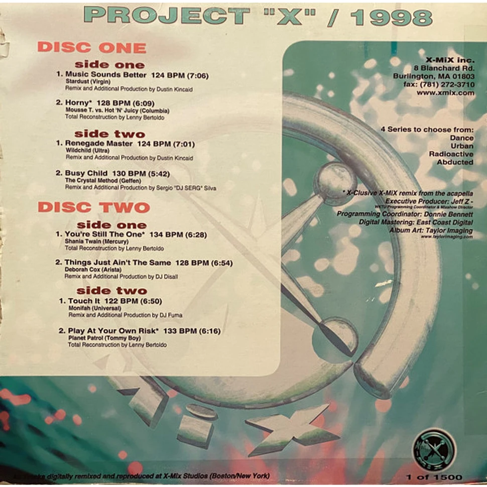 V.A. - Project "X" 1998