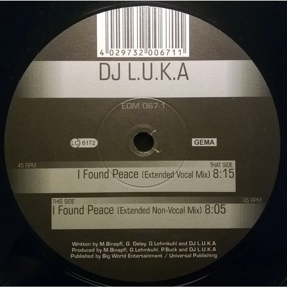DJ Luka - I Found Peace