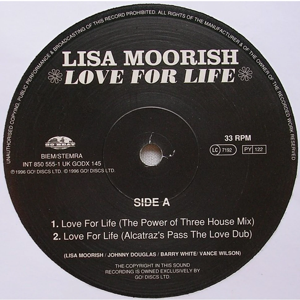 Lisa Moorish - Love For Life