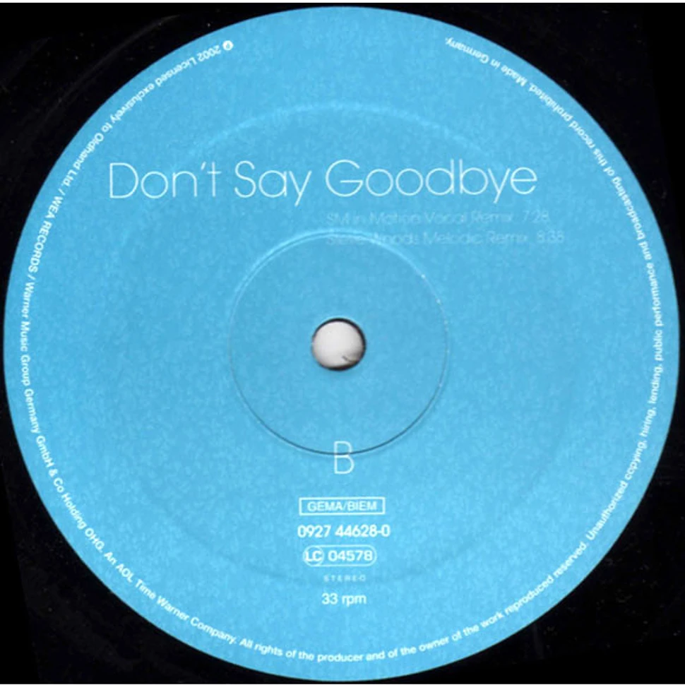 Natalie - Don't Say Goodbye