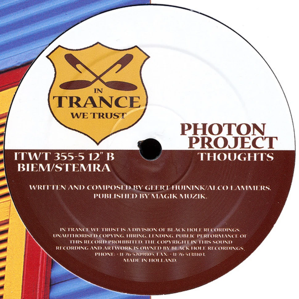 Photon Project - Brainwave / Thoughts