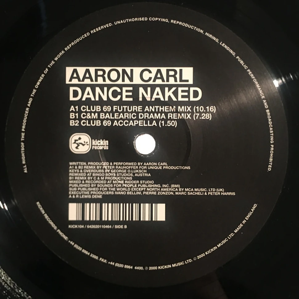 Aaron-Carl - Dance Naked (Mixes)