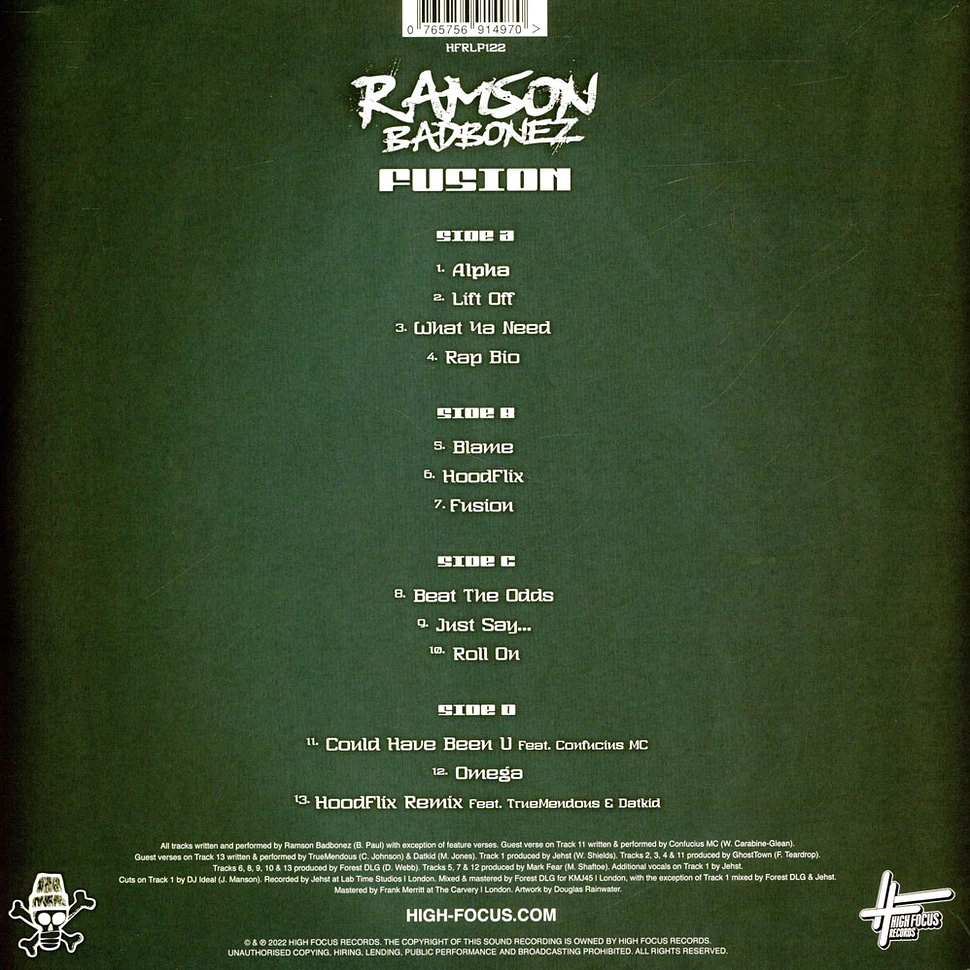 Ramson Badbones - Fusion Neon Green Vinyl Edition