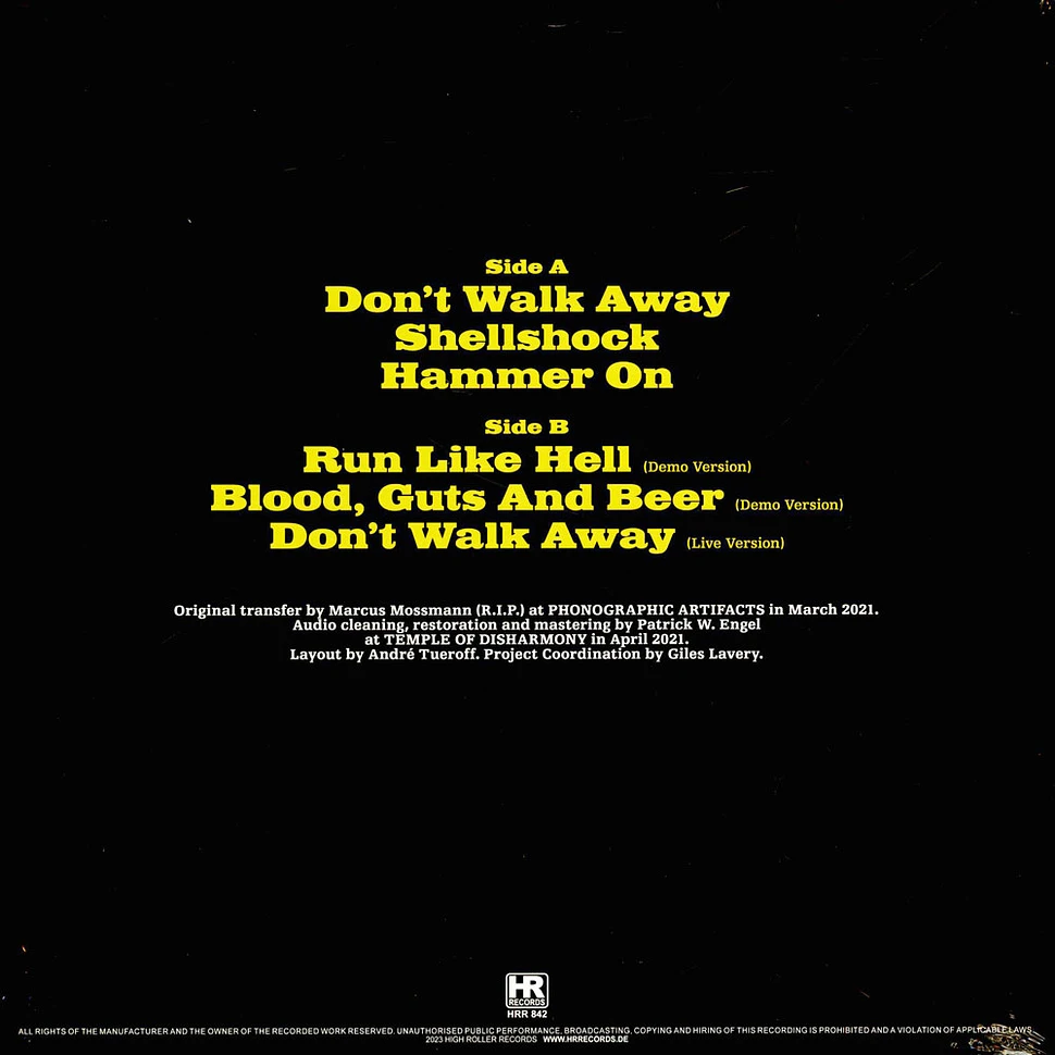 Tank - Don't Walk Away Black Vinyl Edition
