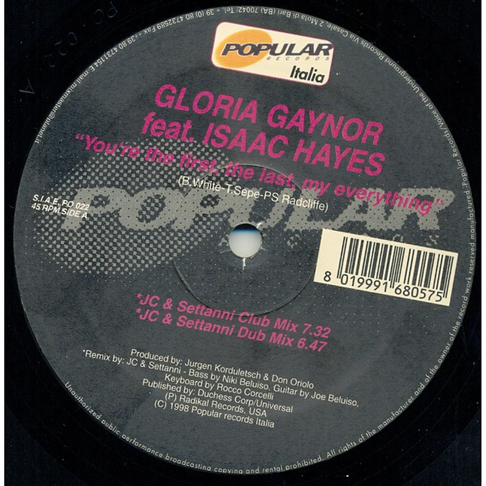Gloria Gaynor Feat. Isaac Hayes - You're The First, The Last, My Everything Remix