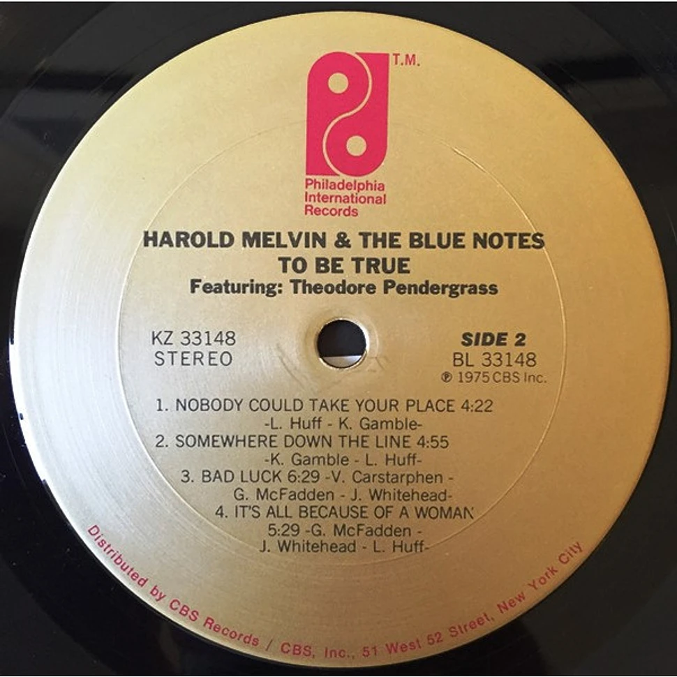 Harold Melvin And The Blue Notes Featuring Teddy Pendergrass - To Be True