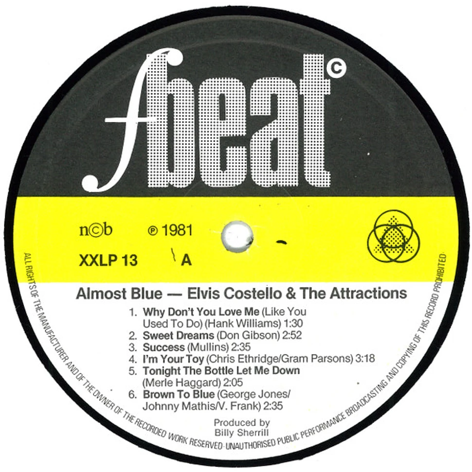 Elvis Costello & The Attractions - Almost Blue