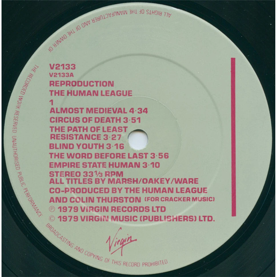 The Human League - Reproduction