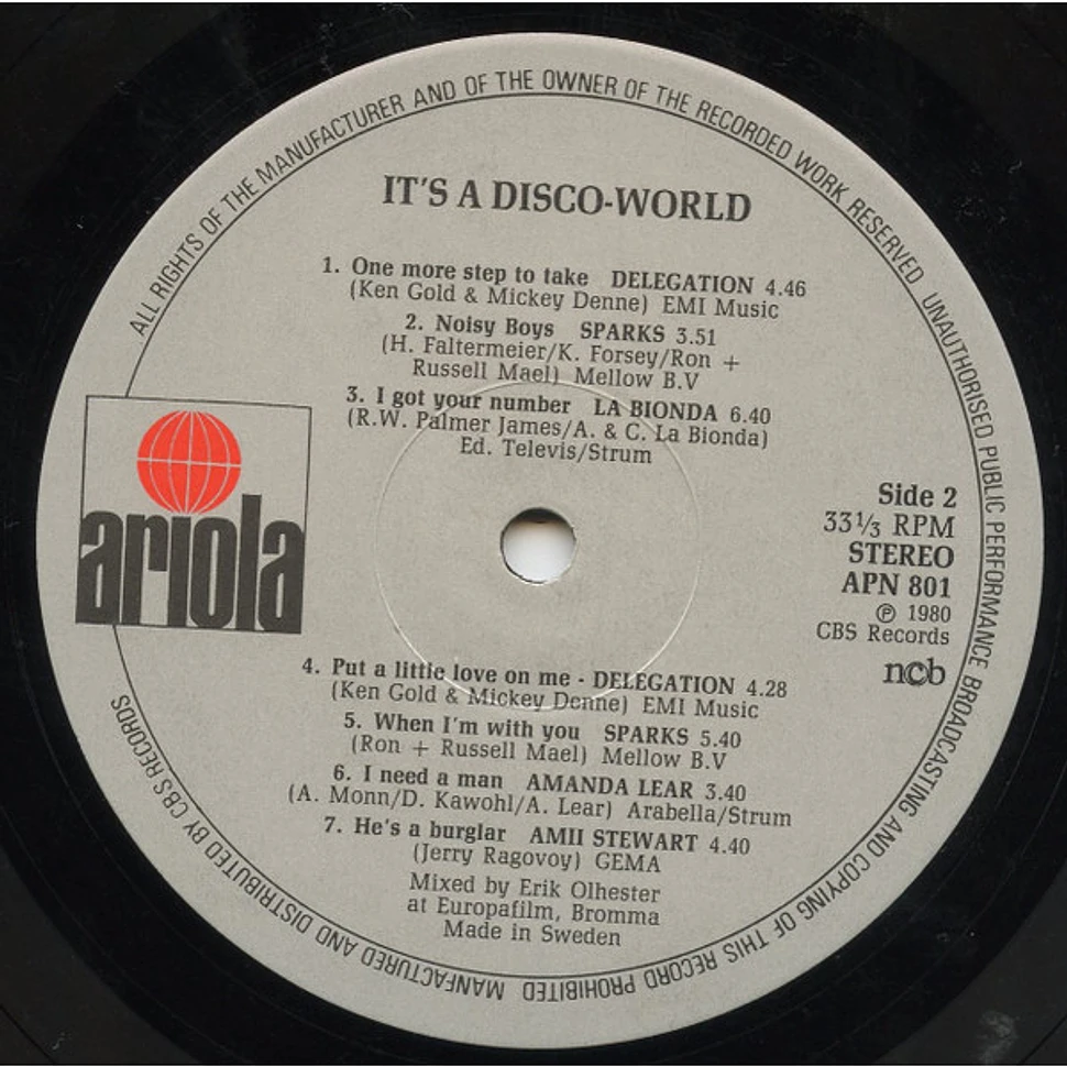 V.A. - It's A Disco-World