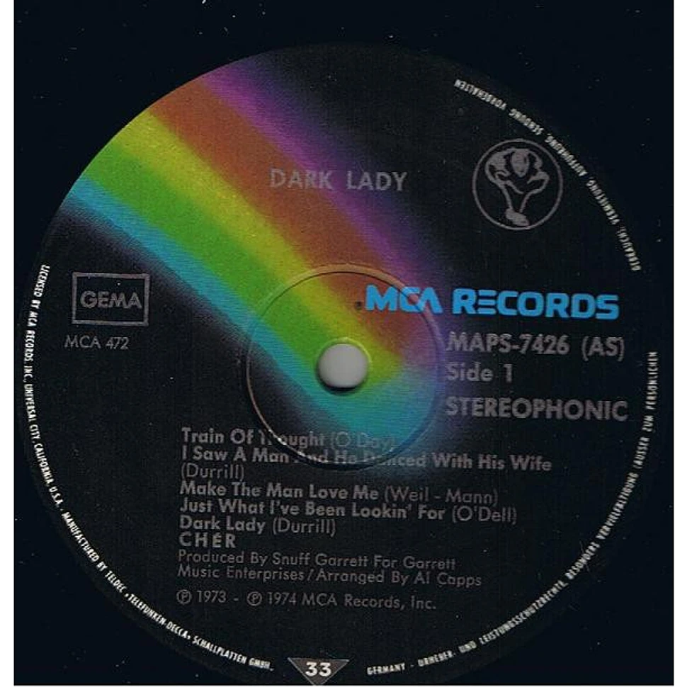 Cher Dark Lady Vinyl LP 1974 DE Original HHV