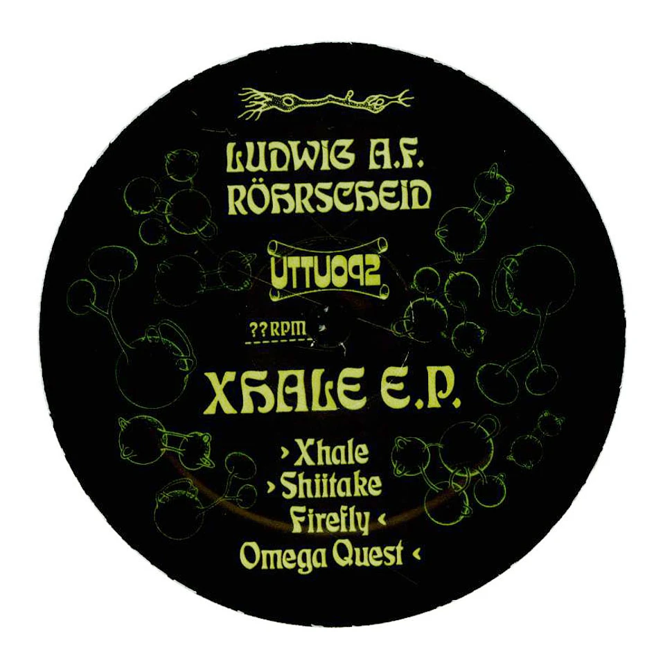 Ludwig A.F. Röhrscheid - Xhale EP - Vinyl 12