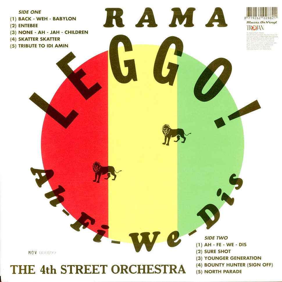 The 4th Street Orchestra - Leggo! Ah-Fi-We-Dis