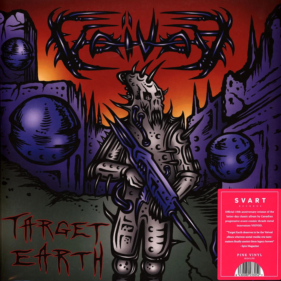 Voivod - Target Earth Transparent Magenta Colored Vinyl Edition