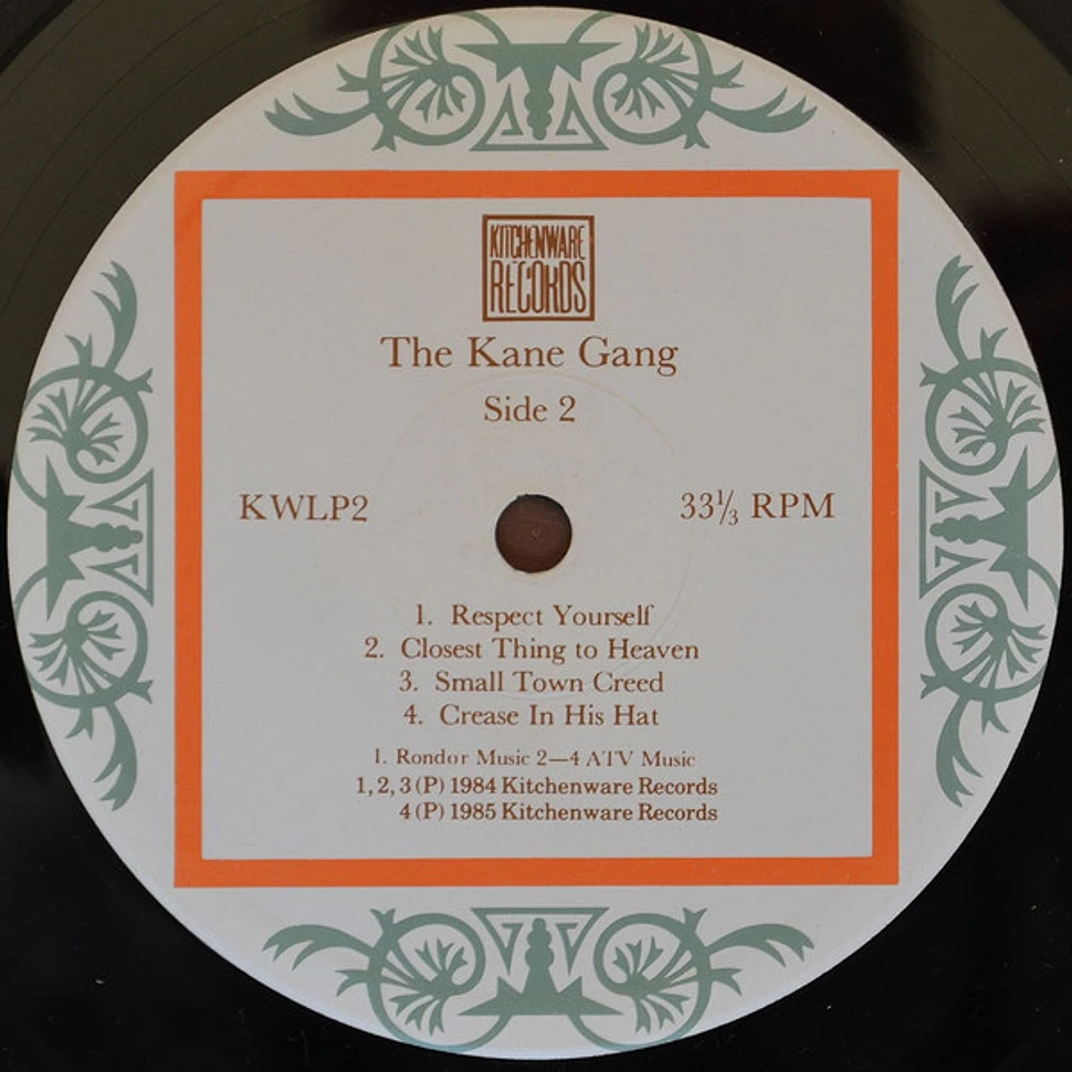 The Kane Gang - The Bad And Lowdown World Of The Kane Gang