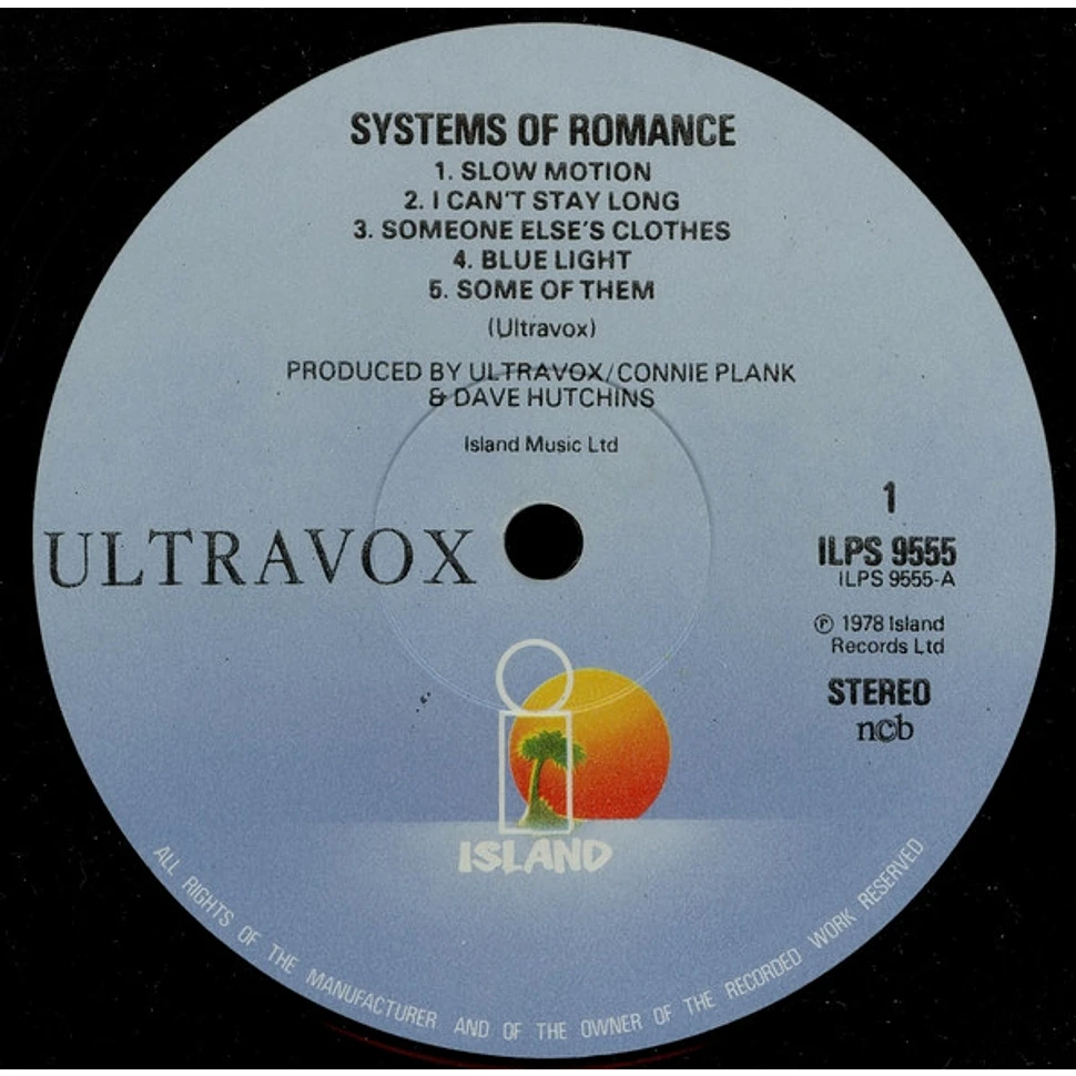 Ultravox - Systems Of Romance