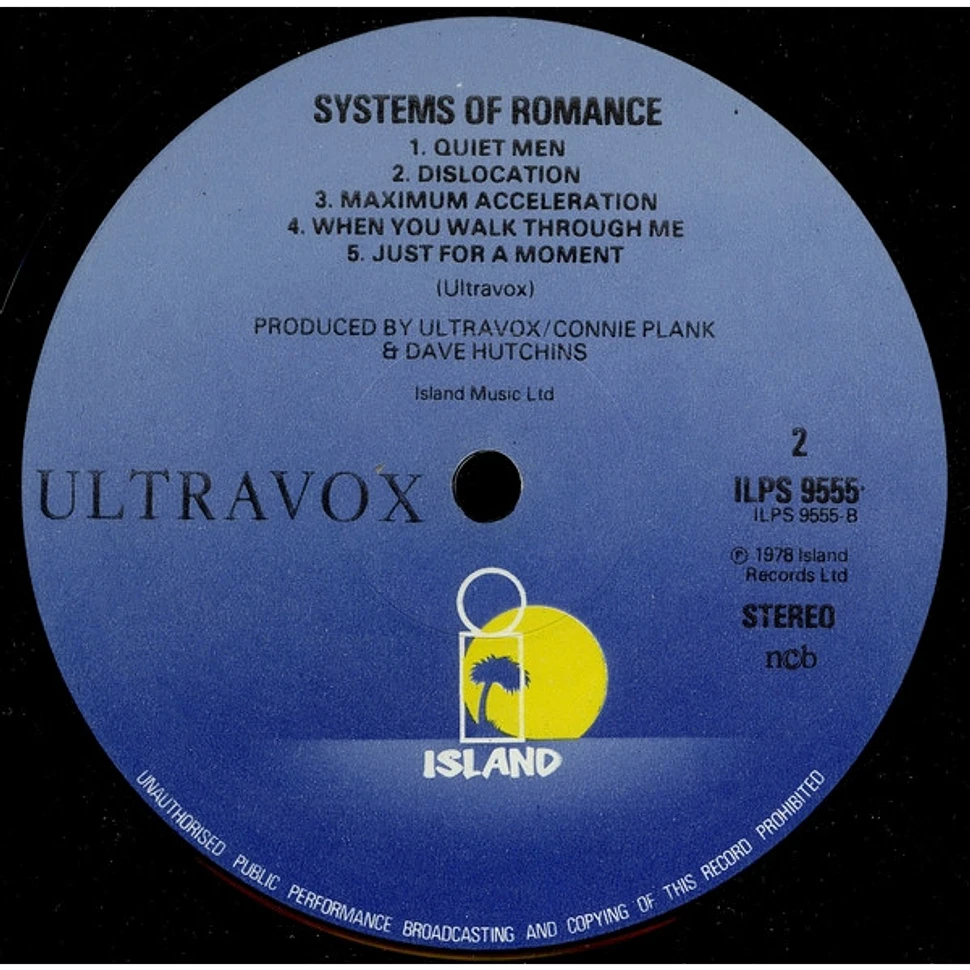 Ultravox - Systems Of Romance