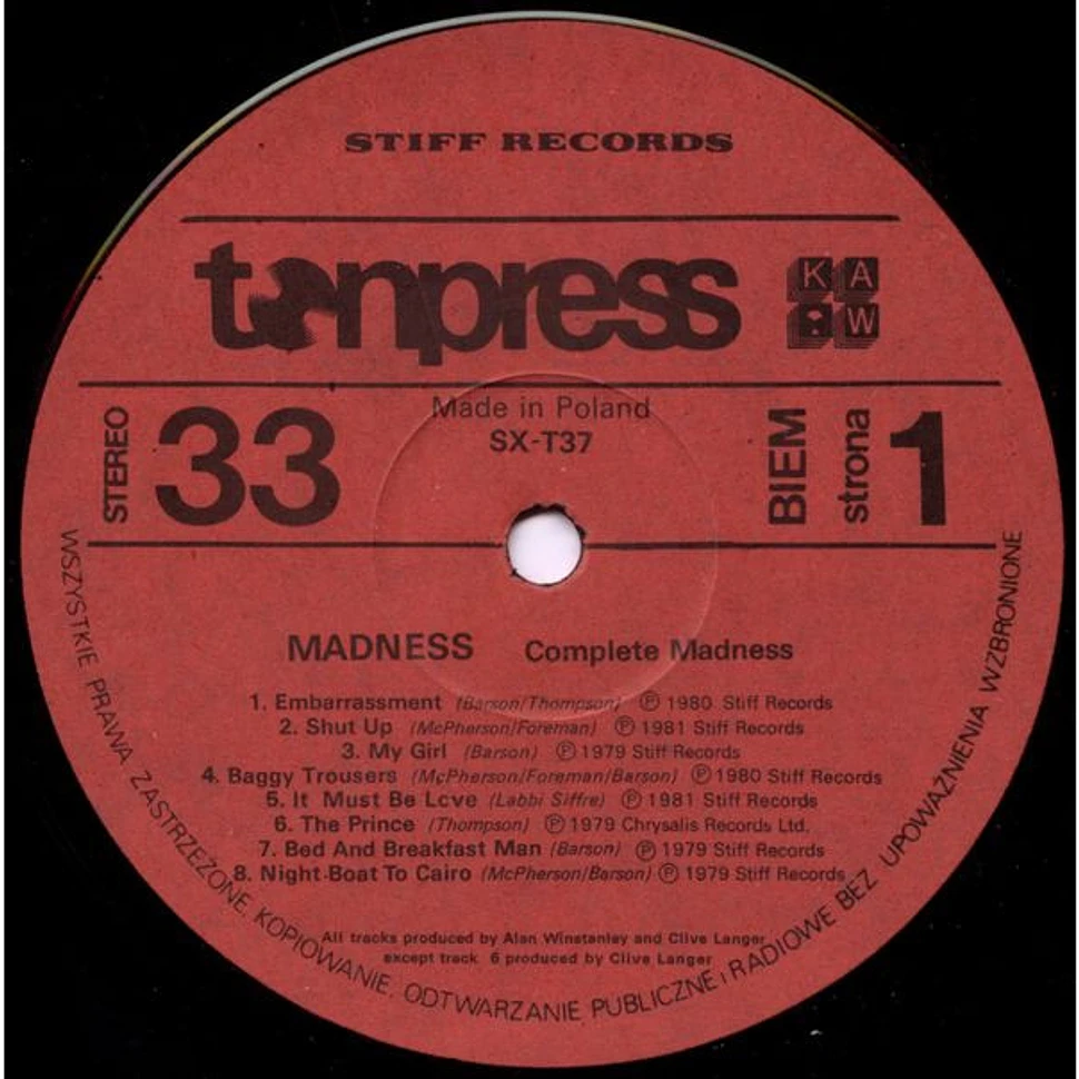 Madness - Complete Madness