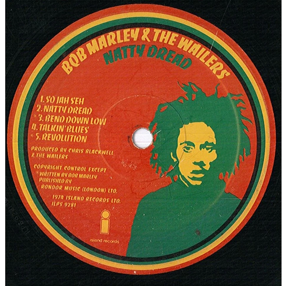 Bob Marley & The Wailers - Natty Dread - Vinyl LP - 1974 - UK ...