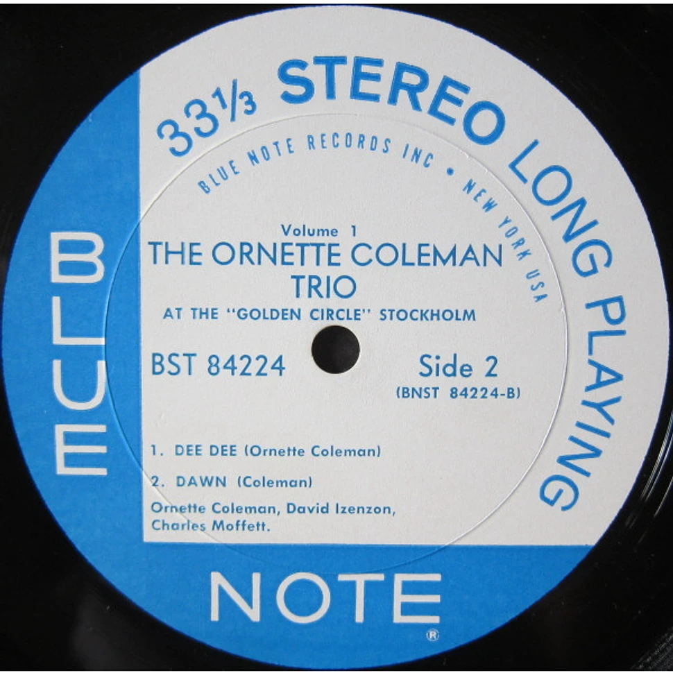 The Ornette Coleman Trio - At The "Golden Circle" Stockholm - Volume One