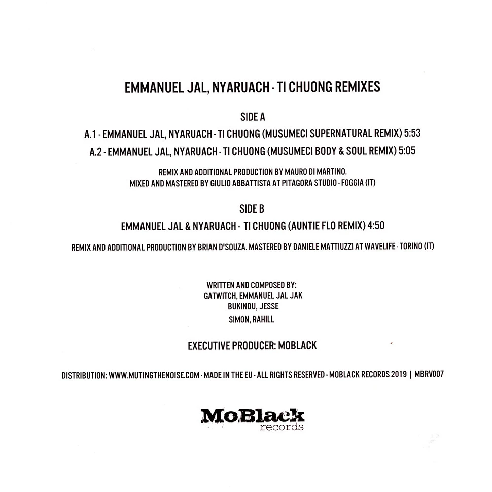 Emmanuel Jal & Nyaruach - Ti Chuong Remixes 2023 Repress