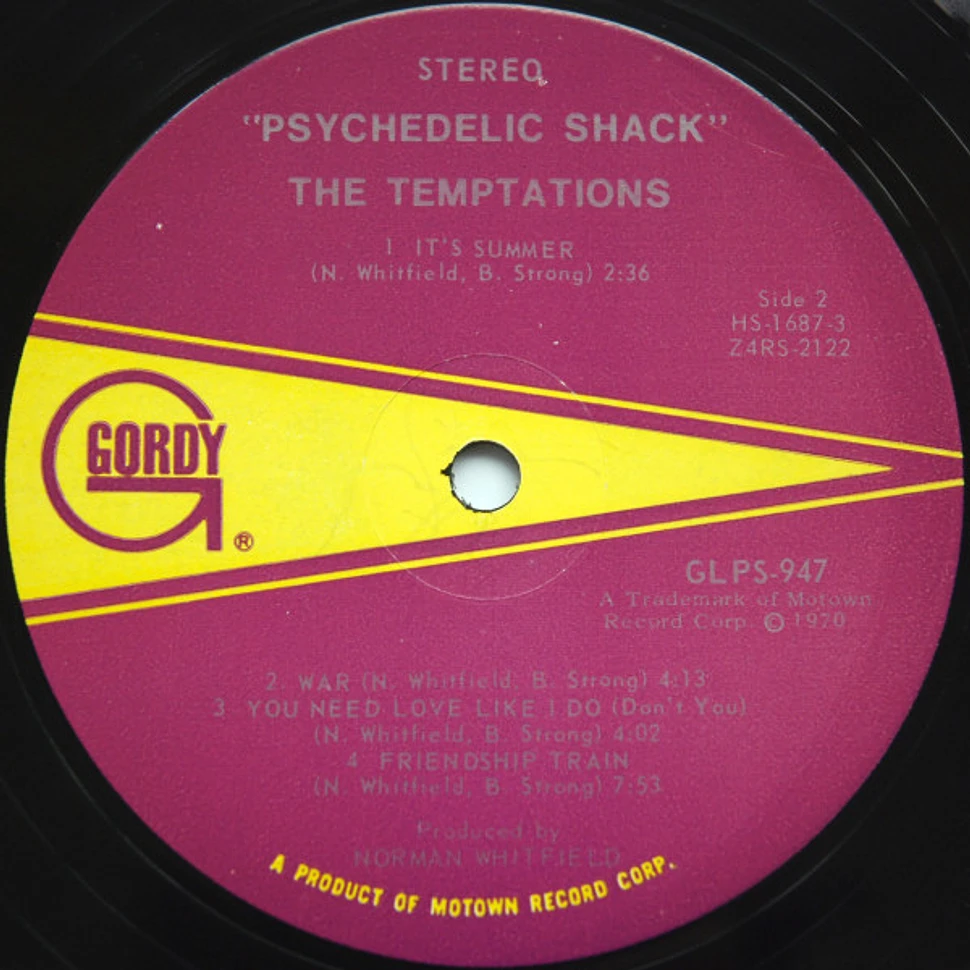 The Temptations - Psychedelic Shack