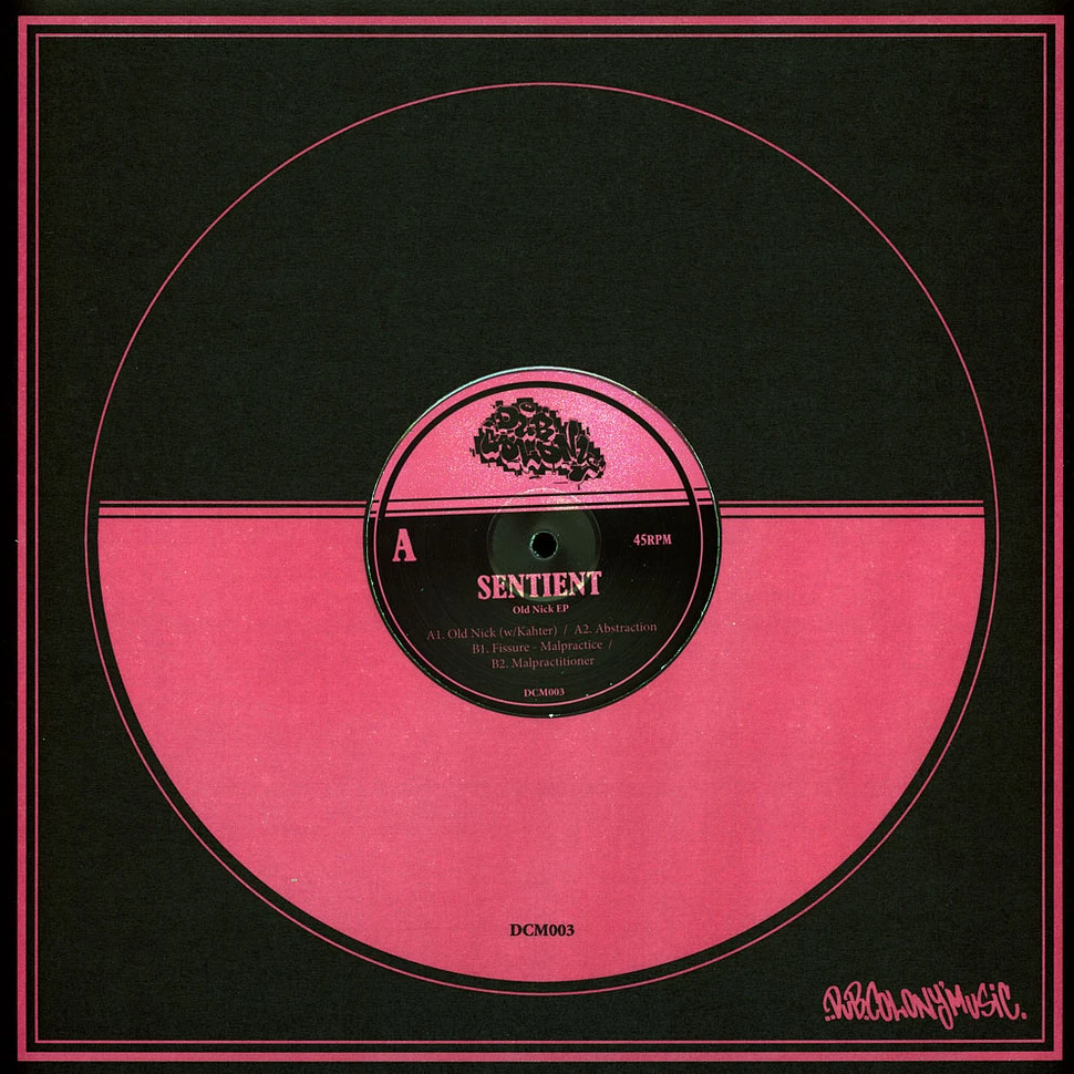 Sentient - Old Nick Ep Feat. Kahter Pink Smoked Vinyl Edtion