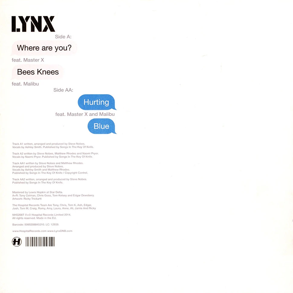 Lynx - Where Are You? EP