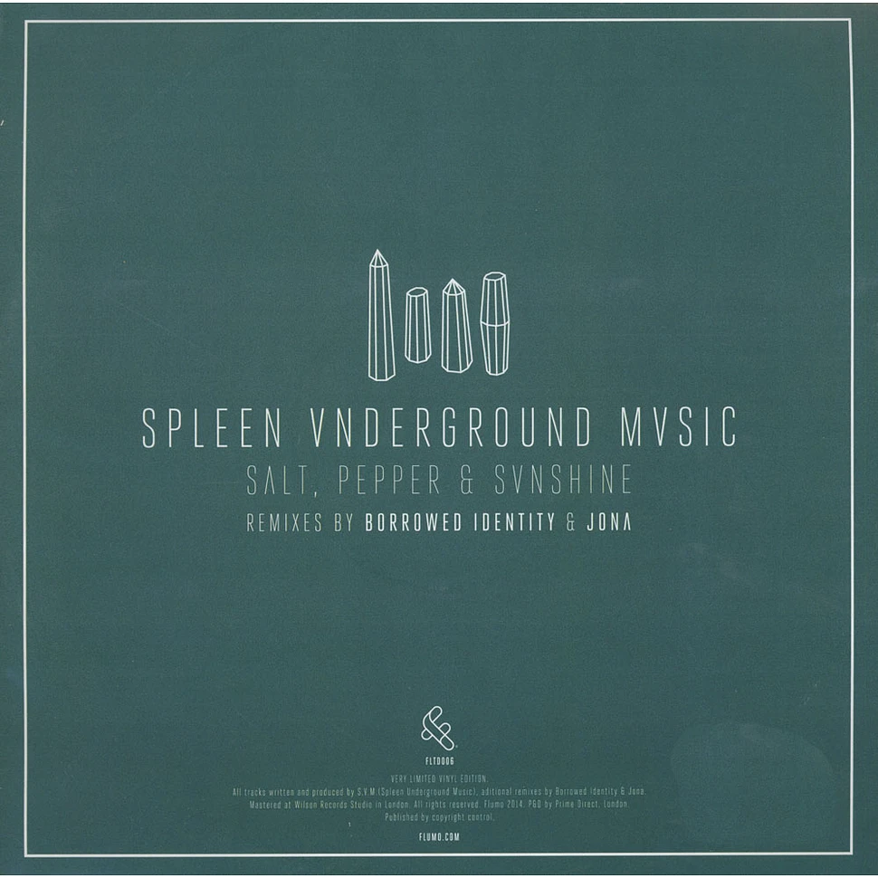 Spleen Underground Music - Salt, Pepper & Sunshine