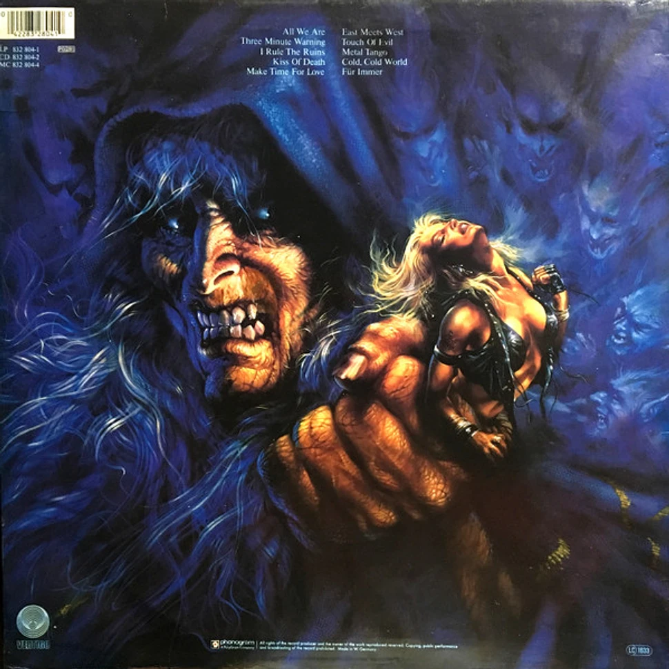 Warlock - Triumph And Agony - Vinyl LP - 1987 - DE - Original | HHV