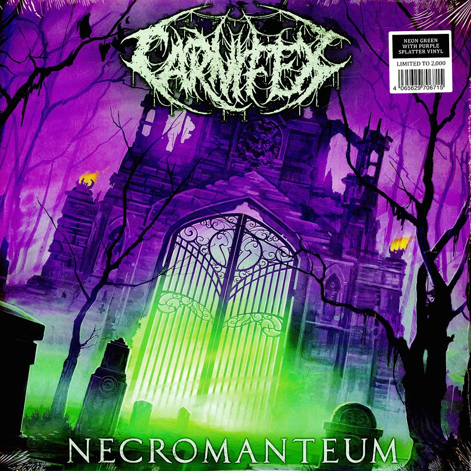 Carnifex - Necromanteum Neon Green / Purple Splatter Vinyl Edition
