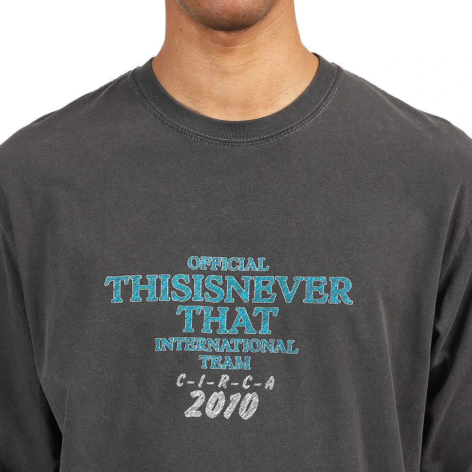 thisisneverthat - Meteor L/S Tee (Charcoal) | HHV