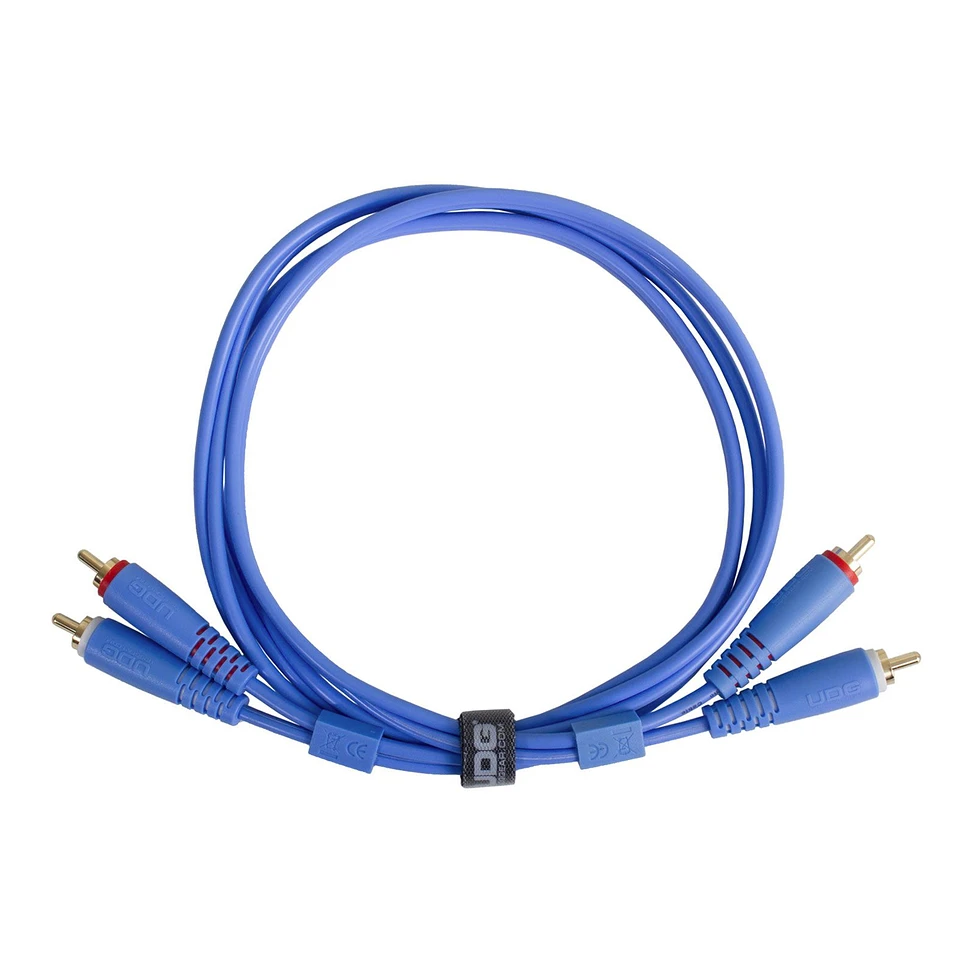 UDG - Ultimate Audio Cable Set RCA - RCA Blue Straight 1,5m