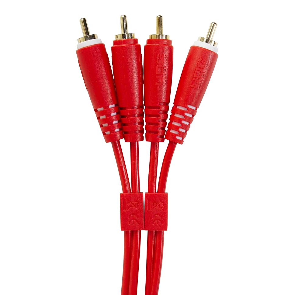 UDG - Ultimate Audio Cable Set RCA - RCA Red Straight 3m