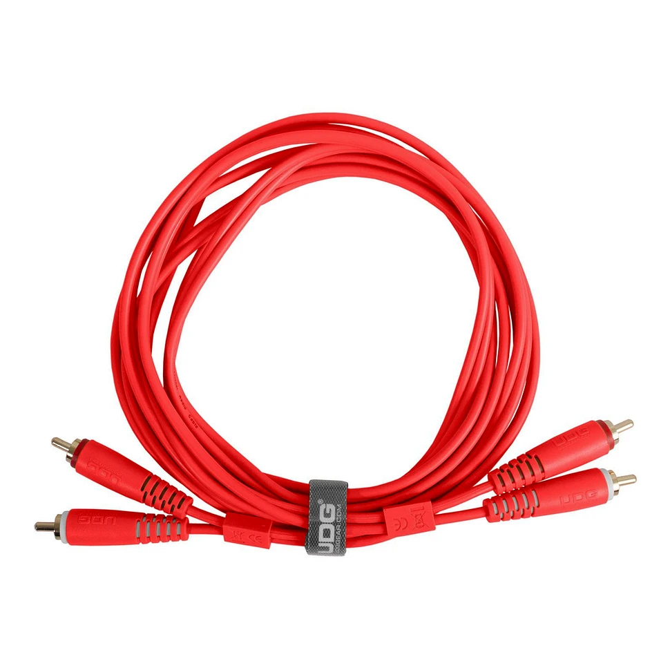 UDG - Ultimate Audio Cable Set RCA - RCA Red Straight 3m