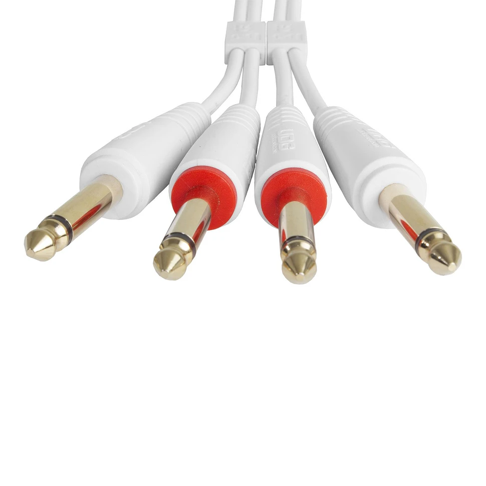 UDG - Ultimate Audio Cable Set 1/4'' Jack-1/4'' Jack White Straight 3m