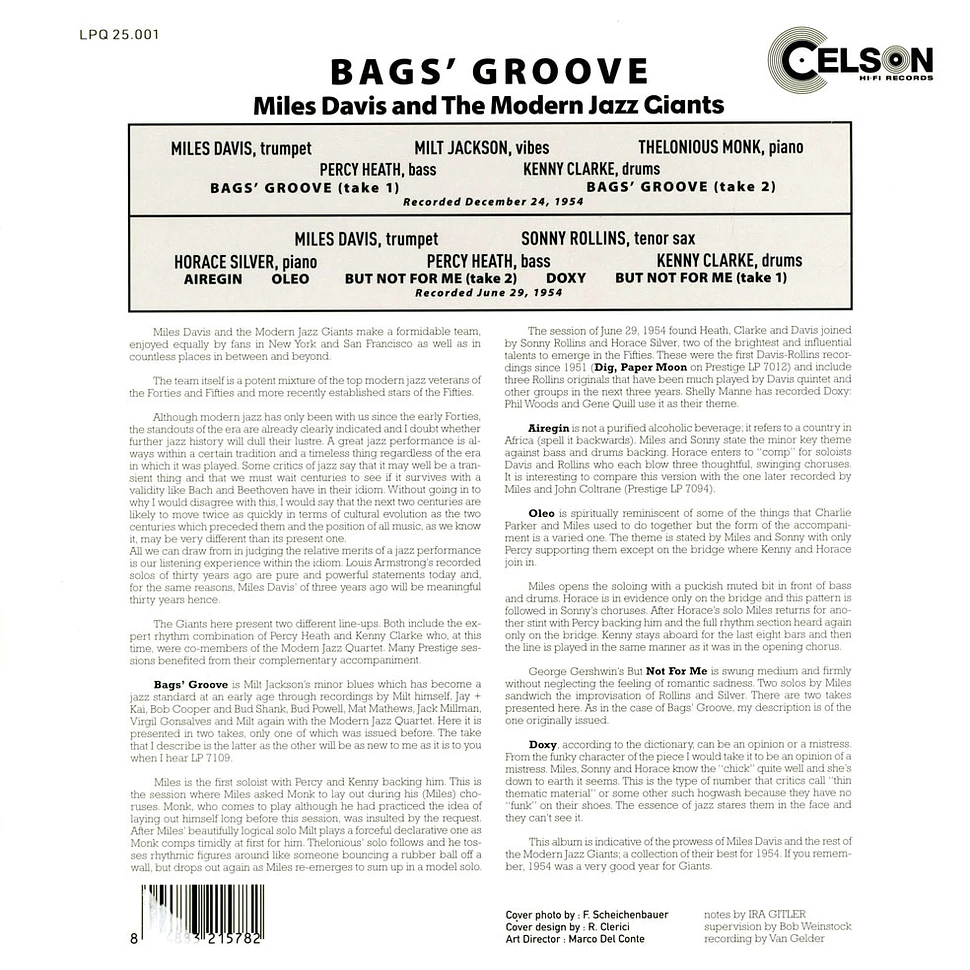 Miles Davis - Bag's Groove