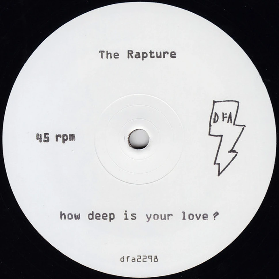 The Rapture How Deep Is Your Love Vinyl 12 2011 Us Original Hhv
