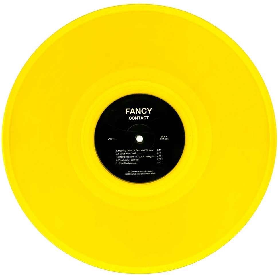 Fancy - Contact Transparent Yellow Vinyl Edtion - Vinyl LP - 1986 - EU ...