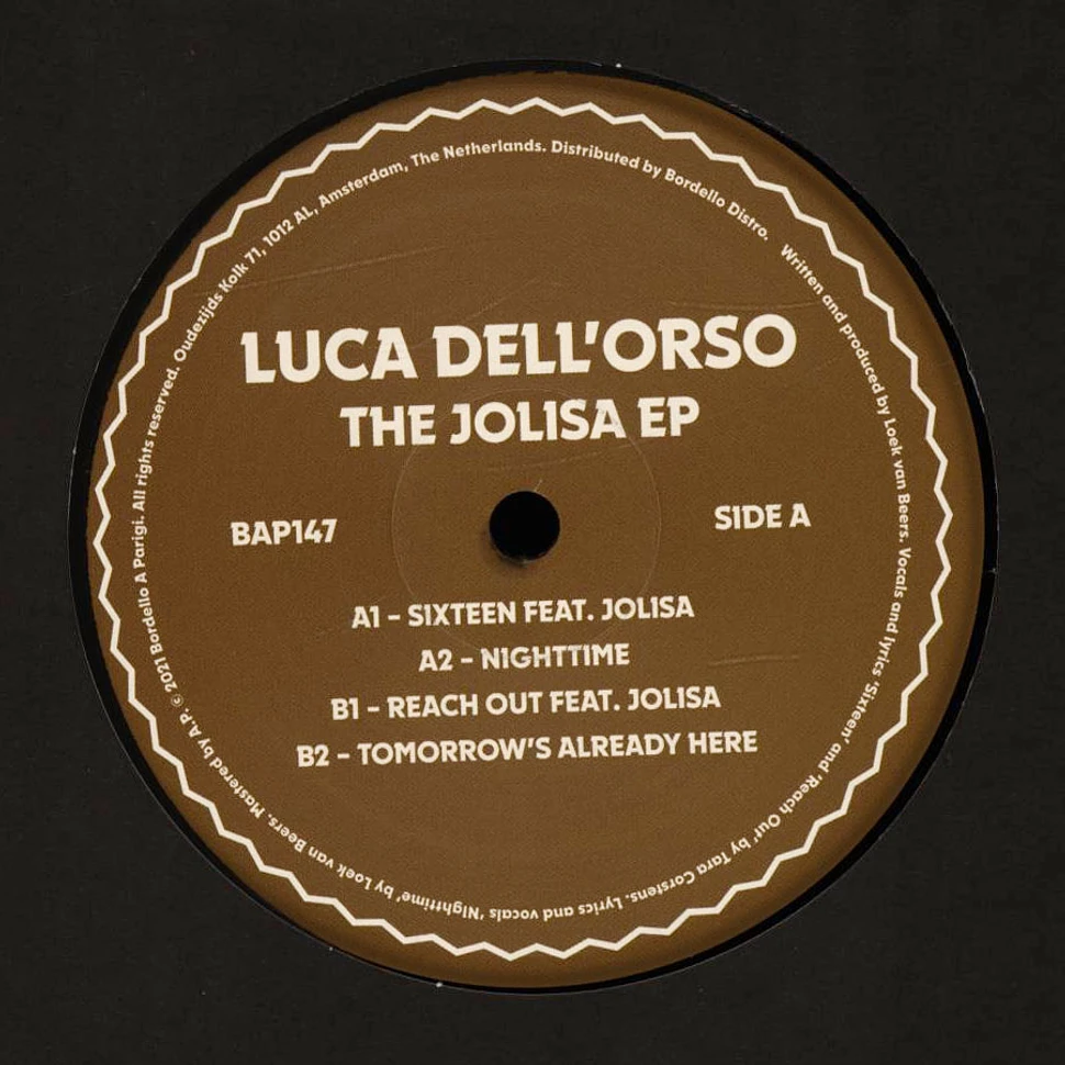 Luca Dell'Orso - The Jolisa EP 2023 Repress