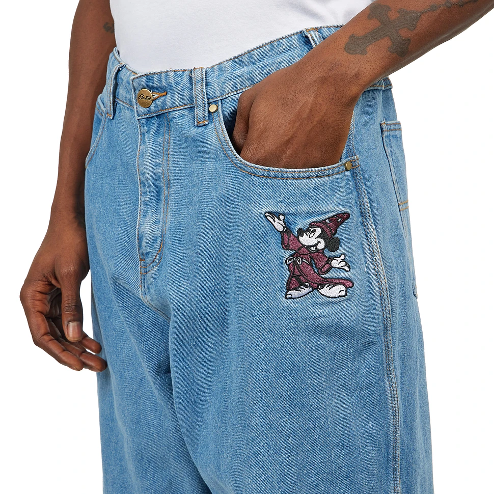 Butter Goods x Disney - Fantasia Baggy Denim Jeans (Washed Indigo