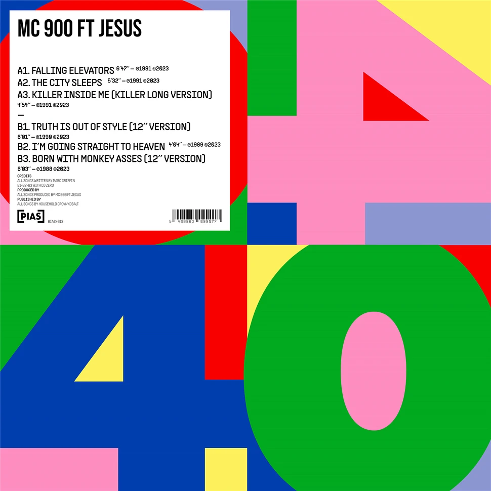 MC 900 Ft Jesus - [Pias] 40 12''