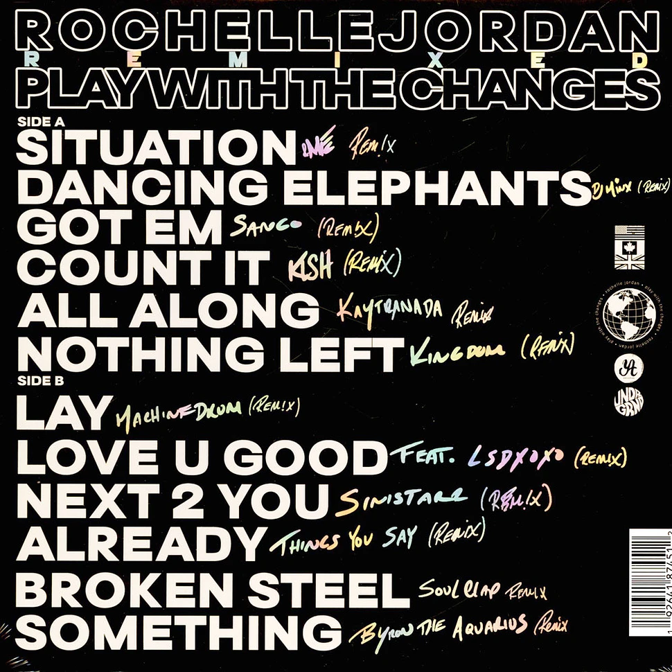 Rochelle Jordan - Play With The Changes Remixed Black Vinyl