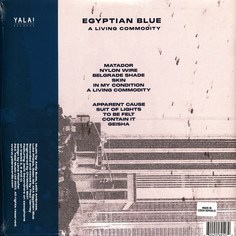 Egyptian Blue - A Living Commodity Translucent Clear Vinyl Edition